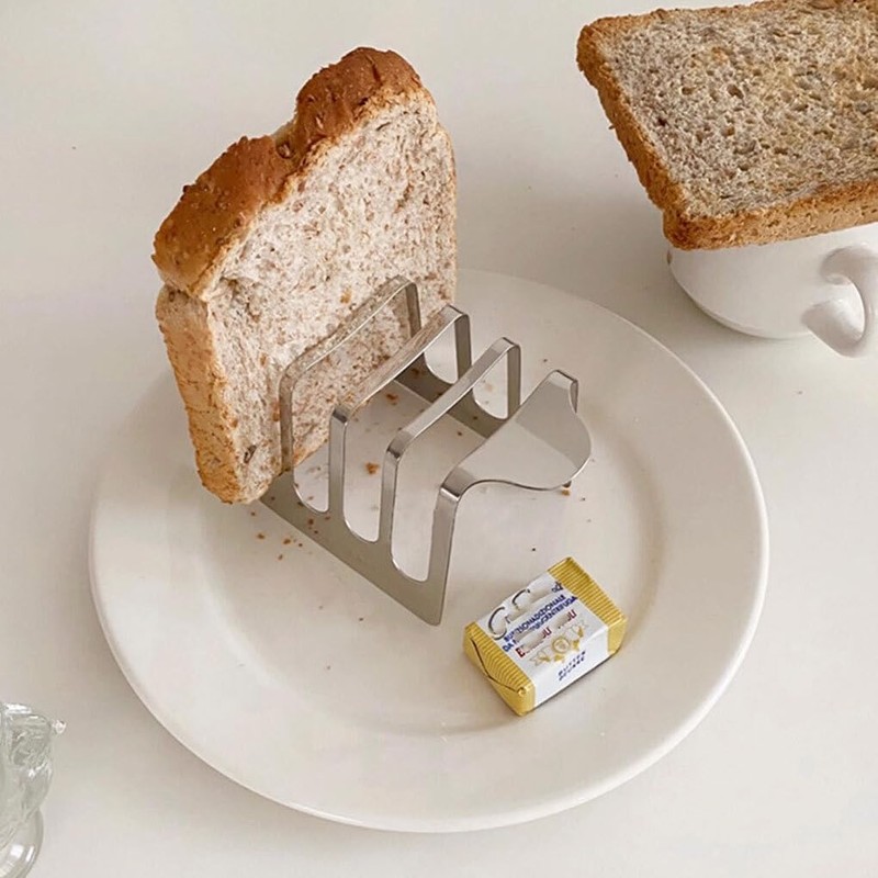 Air Fryer Toast Rack Holder for Daily Bread Toasting Toast