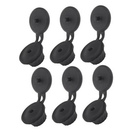 Beavorty 6Pcs Flip Top Replacement Caps for Shampoo Lotion Bottles Inverted Design for Effortless Control Durable Multifunctional Bottle Dispensing Caps Easy Installation for Various