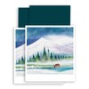 (2Pcs) Deer in Winter Landscape Magnetic Bookmark Mountain Book Page