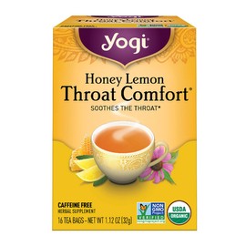 Yogi Tea, Honey Lemon Throat Comfort, 16 Count