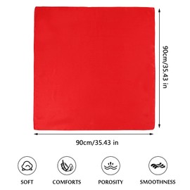 GoGou 4PCS Head Scarf for Women 35" Large Square Satin Hair Scarf Soft Neck Scarfs Silky Like Bandanas Hair Wraps Scarf for Sleeping（bright）