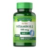 Vitamina K2 100mcg Huesos Saludables (180) Cáps Americano Sabor Sin
