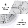 Operitacx Stainless Steel Bubble Level Portable Spirit Level for Accurate