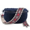 ARTVALL - Shoulder Bag Teddy Fabric Bag Handbag Plush Bag