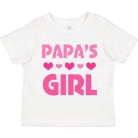 inktastic Papas Girl Granddaughter Toddler T-Shirt 3T 0020 White 309ed