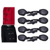 freneci 4 Pairs Leather Horn Toggle Closure Buttons Coat Jacket
