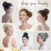 WKCT Messy Bun Hair Pieces for Women, Wavy Claw Clip