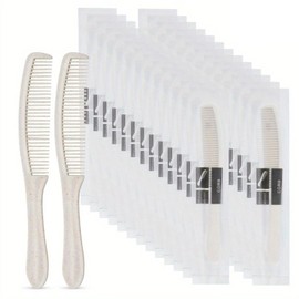 NINFEIQI 20 Pieces Hair Combs, Combs In Bulk Individually Wrapped For Hotel, Shelter, Homeless, Nursing Home, Charity, Church