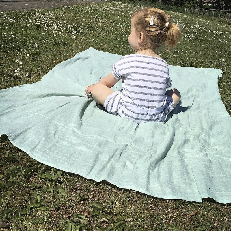 Baby's Only Swaddle Silver Grey 200 x 120 cm