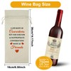 Sazuwu Birthday Gifts for Coworkers Wine Bag Funny Colleague Appreciation