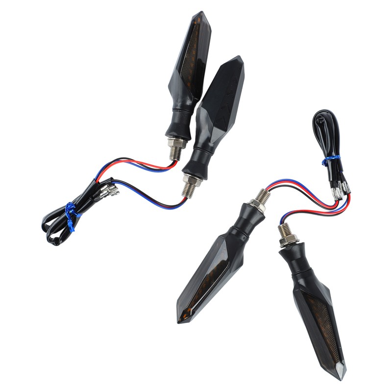 4Pcs Motorcycle Turn Signal Light 12LED 12V Universal Sequential Indicator