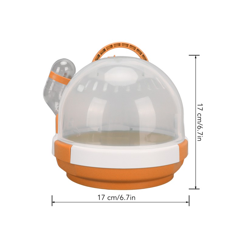 UFO Hamster Cage Funny Cute Travel Portable Small Pet Out