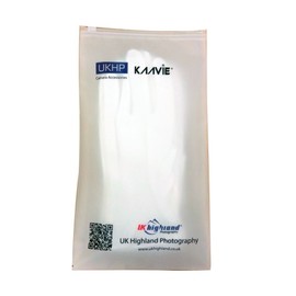 Kaavie High Density Pure White Cotton Gloves (Men's Large - 2 Pairs)