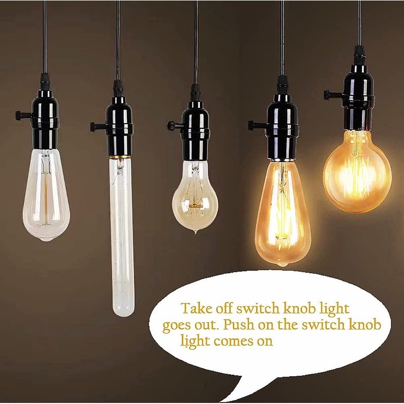 Maartla Lamp Switch Replacement, Assorted Size E26 Light Lamp Turn
