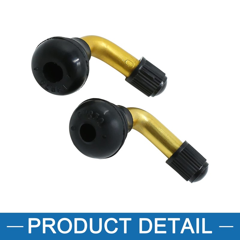A ABSOPRO Car PVR70 Tire Valve Stem 135 Degree Snap-in