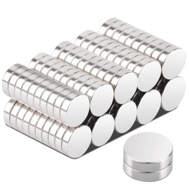 Aenienoe Magnets 8 x 2 mm Small Magnets Strong Neodymium Magnets Mini Round for Magnetic Board Notice Board Fridge Whiteboard Craft Photos Strong Magnets