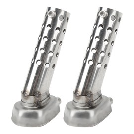2pcs Motorcycle Inner Silencer Inner Baffle Silencer Silencer Exhaust Baffle Volume Adjustment Exhaust Muffler Inlet Diameter 0.9 inch (22 mm) Outlet Diameter 1.0 inch (25 mm) General Purpose