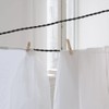 2 Pack Travel Clothes Washing Line Clothesline Line Camping Elastic