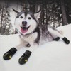 MOKCCI Truelove Dog Boots Waterproof Dog Shoes with Reflective Straps