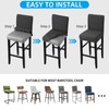 YISUN Waterproof Bar Stool Covers, Stretch Bar Stool Cover with