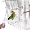 VILLFUL Birdcage Bath Parrot Bathtub Bird Shower Hanger Playset for