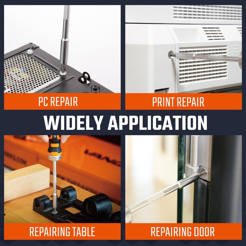 Vanquish Ratcheting Screwdriver Set, 31-Piece Precision Multi-bit Ratchet Screw Drivers