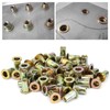 150pcs M4 Color Zinc Plating Rivet Nuts Quick Riveting Automobiles