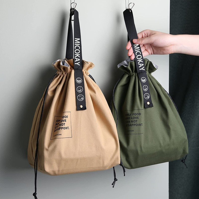 MICOKAY Reusable Lunch Bag for Men & Women Large Insulated