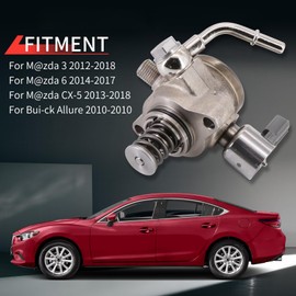 Tektall PE19-20-3F0 High Pressure Fuel Pump for 2014 2015 2016 2017 2018 M@z-d@ 3 CX-5 6 2.5L Engine Aftermarket Parts, Replace OE FI1557, PE18-20-3F0, PE18-20-3F0A, M73131