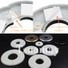 Tsnamay 2 Pcs Wall Split Flange, ABS Round Self-Adhesive Escutcheon