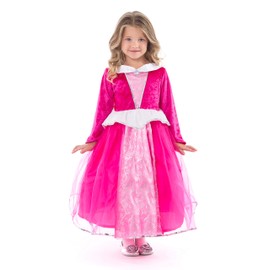 Little Adventures Deluxe Sleeping Beauty Hot Pink Princess Dress Up Costume (Small Age 1-3)