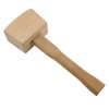 DGHAOP Wooden Mallet Solid Beech Carpenter Wood Hammer Handle Smooth