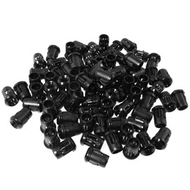SQXBK Magic&Shell Diode Holder 100PCS 5mm Black Plastic Light-Emitting Diode Clip Holder Bezel Surround Case Cup Mounting for F5
