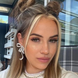 EVER FAITH Bow Earrings for Women Girls, Sparkly Rhinestone Crystal Bow Knot Drop Dangle Earrings for Wedding Bridal Bridal