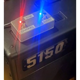Unbranded Custom Red/Blue 2-Button Footswitch For EVH 5150 Iconic Series 40W (No cable)