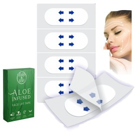 Face Tape Lifting Invisible - Aloe Infused Face Lift Tape Invisible - Skin Protection Face Tapes for Sensitive Skin - Tape for Skin Can be Worn Under Makeup - Personal Care Tape for Eyes, Chin & More!