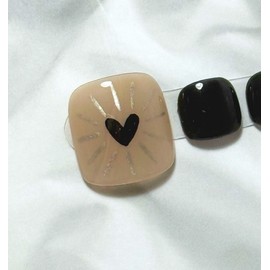 Iron-flavored heart handmade paddy tip - S Square / 쇠맛 하트 수제패디팁 - 에스 스퀘어