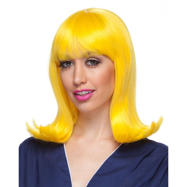 Characters By West Bay Peggy Sue Wig - Yellow