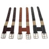 Majestic Ally Leather Girth Extender with Heavy-Duty Elastics, Durable, Flexible