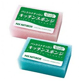 Sokensha Taiyo Oil and Fat Pax Naturon Kitchen Sponge, 0.3 oz (8 g) x 6 Pieces