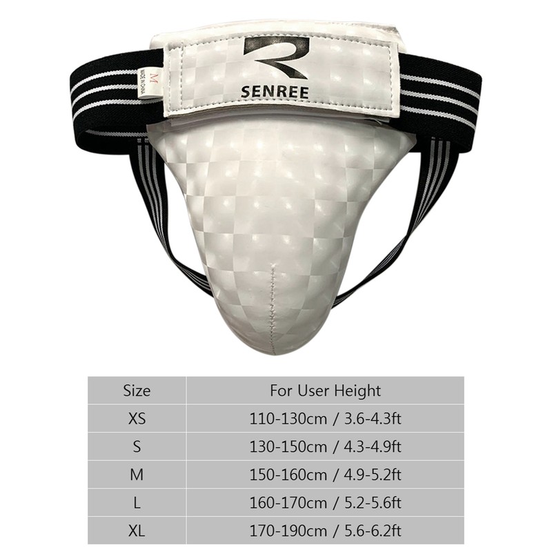 Men Abdominal and Groin Protector Guard for Boxing Training Muay
