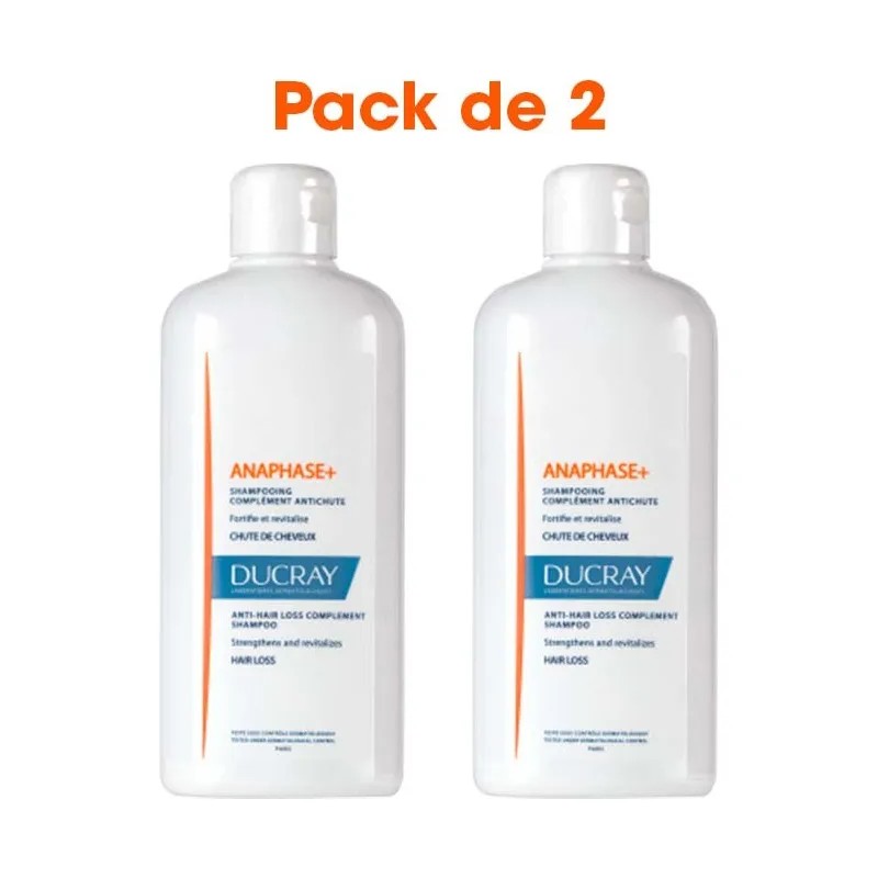 Anaphase + 400ml -ducray. Shampoo Anticaida Paquete De 2