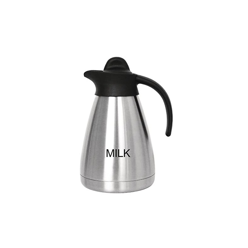 Olympia Screwtoped Vacuum Etched Milk Jug, 1 Litre Capacity
