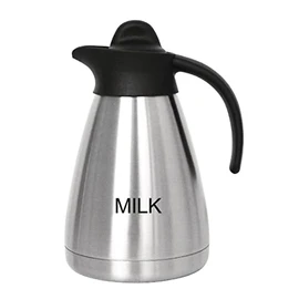 Olympia Screwtoped Vacuum Etched Milk Jug, 1 Litre Capacity