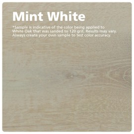 Rubio Monocoat Precolor Easy, Indoor Water-Based Wood Stain & Pre-Treatment, 200 ft² - Mint White | Quick-Dry, Eco-Friendly Pre-Color Bonding Stain for Indoor Use with Oil Plus 2C | 1 Liter