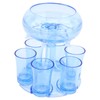 6 Shot Glass Dispenser Transparent Prevent Spilling Cocktail Dispenser Glasses