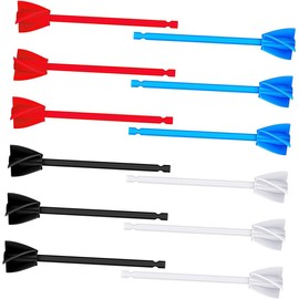 Outanaya 12pcs Epoxy Mixer Drill Attachments Paint Stirrer Tools for Mixing Thin Thick Liquids Compact Lightweight for Epoxy Paint Glaze