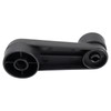 TRQ Front Window Crank Handle Set Black Compatible with 2003-2007