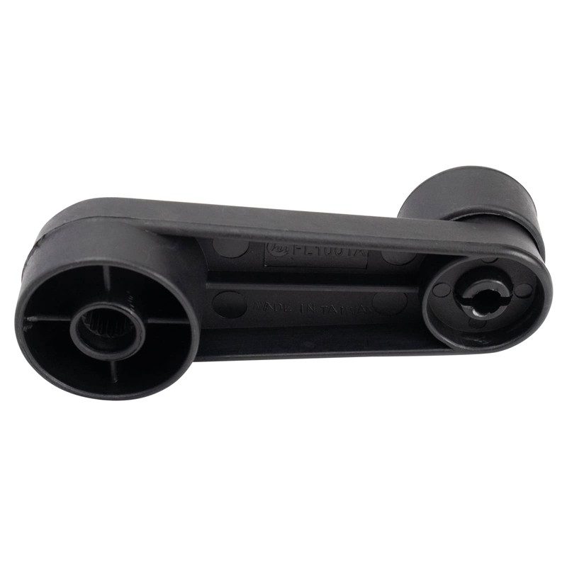 TRQ Front Window Crank Handle Set Black Compatible with 2003-2007