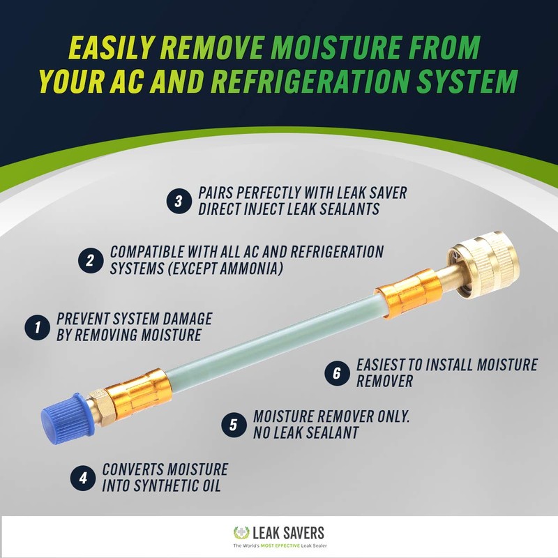 Leak Saver Direct Inject Dry A/C Moisture Remover (No Leak